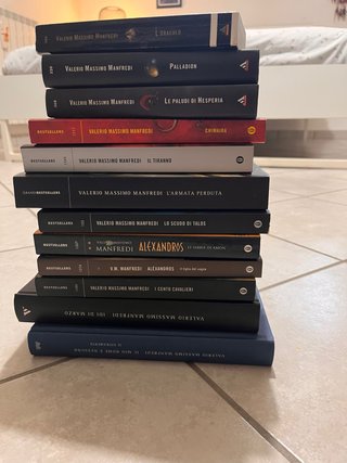 Lotto libri valerio massimo manfredi