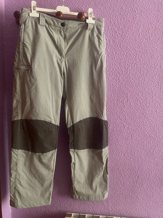 Pantalones Montaña Mujer Marrón/Gris