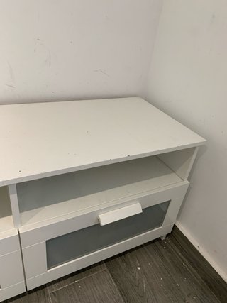 Mueble TV Brimnes Ikea Blanco