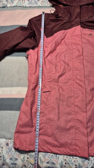 Chaqueta Impermeable Quechua Mujer Rosa/Burdeos