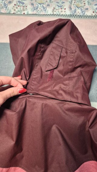Chaqueta Impermeable Quechua Mujer Rosa/Burdeos