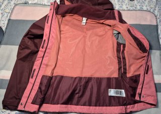 Chaqueta Impermeable Quechua Mujer Rosa/Burdeos