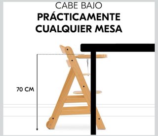 Trona bebé evolutiva Alpha Move + accesorios