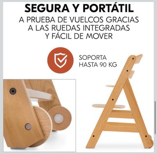 Trona bebé evolutiva Alpha Move + accesorios