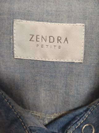 Camisa vaquera manga corta