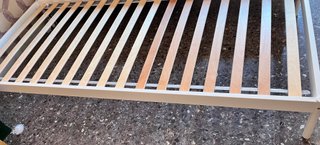 2 Somieres Base Cama Madera Metal