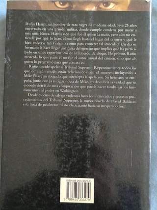 Libro La Pura Verdad - David Baldacci (Thriller)