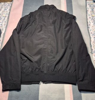 Chaqueta Bomber H&M Negra Talla S
