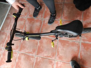 Bicicleta Infantil B'Twin Negra y Amarilla