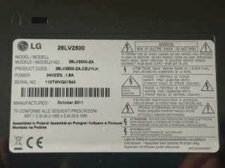 TV LED LG 26 con Mando - Funciona