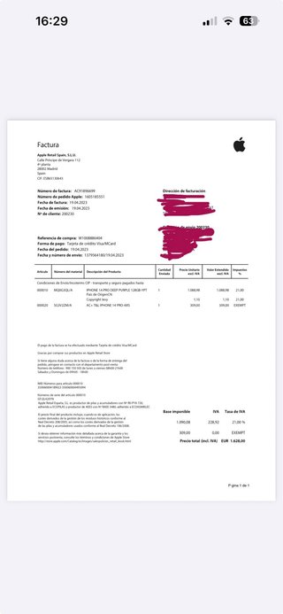 iPhone 14 Pro 128GB - IMPOLUTO - batería 82% + fun