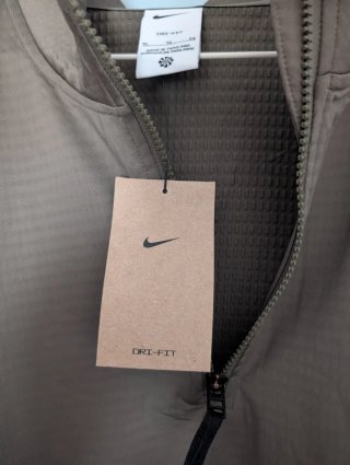 Sudadera Nike media cremallera marrón