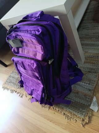 Mochila táctica morada 50