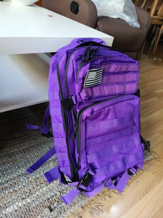 Mochila táctica morada 50