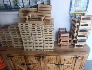 Bandejas de madera hostelería