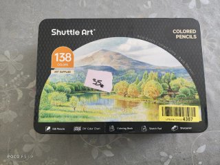 Set Lápices Colores Shuttle Art 138 Piezas