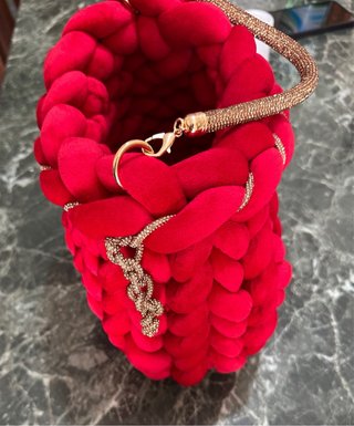 Borsa Marshmallow Rossa