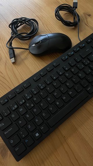 Teclado y Ratón DELL Negro