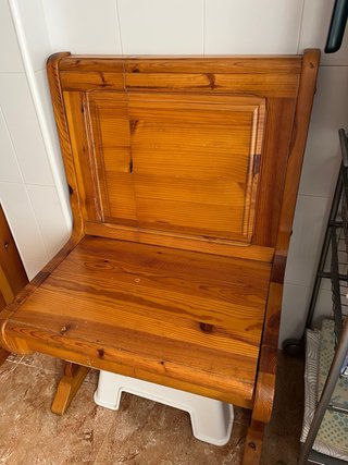 Conjunto mesa y bancas de cocina madera
