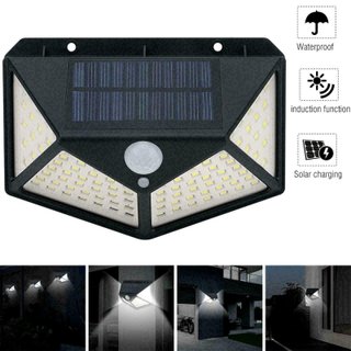6 Faretti  Da Esterno Ad ENERGIA SOLARE 100 LED