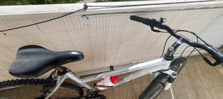 Bicicleta BTT Decathlon Rockrider Plata