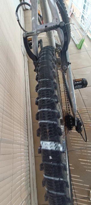 Bicicleta BTT Decathlon Rockrider Plata