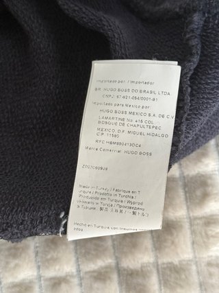Sudadera BOSS Azul Marino Cuello Redondo Talla M