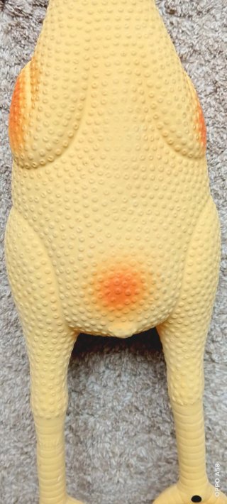 Pollo de látex Trixie con sonido 41cm