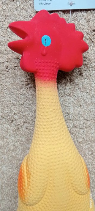 Pollo de látex Trixie con sonido 41cm