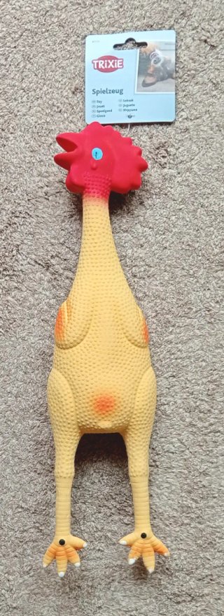 Pollo de látex Trixie con sonido 41cm
