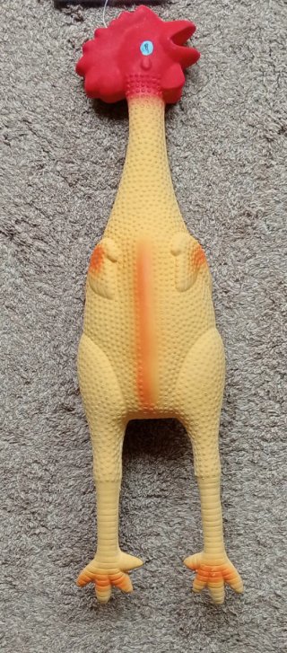 Pollo de látex Trixie con sonido 41cm