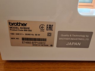 Brother Innovis NV800E