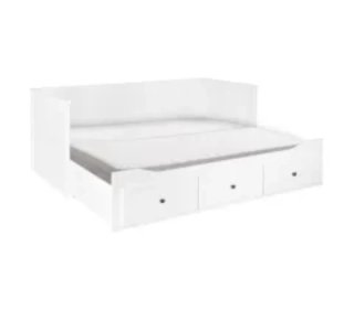 Cama nido blanca Ikea con cajones