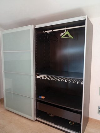 Armario doble Ikea pax svartisdal