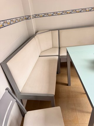 Mesa rinconera cocina con sillas