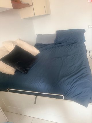 Letto contenitore Ikea con materasso