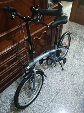 Bicicleta plegable Oxylane casi nueva