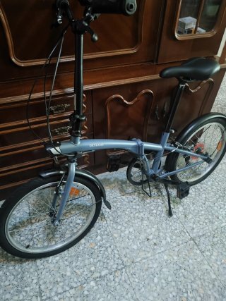 Bicicleta plegable Oxylane casi nueva