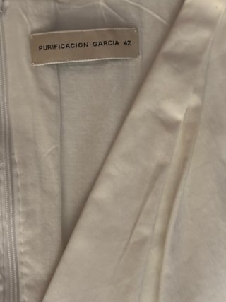 Vestido blanco Purificación García