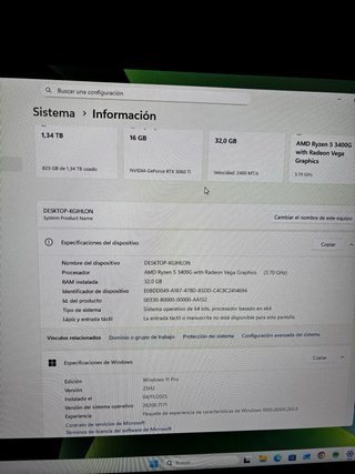PC Gaming 5060ti 16GB