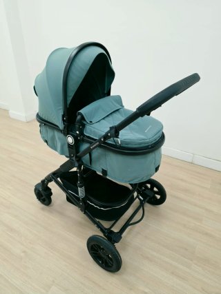 Carrito bebé 3 piezas verde