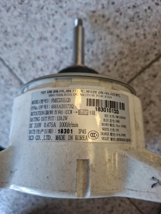 Motor  LG DC aire acondicionado 310V