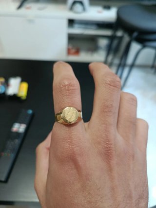 Anillo Sello Oro 18k