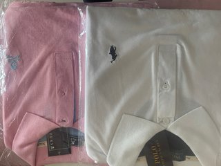 Polo Ralph Lauren Rosa y Blanco