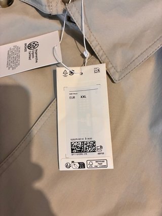 Gabardina Stella McCartney HM Oversize Beige XXL