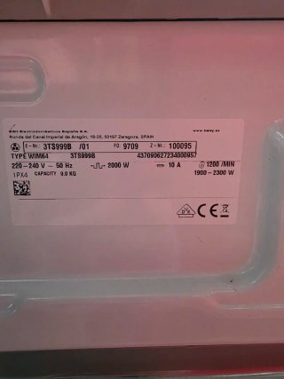 Lavadora Balay 9kg