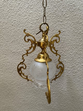 Lampara tipo farol vintage