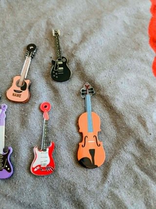 8 adesivi chitarra per frigorifero