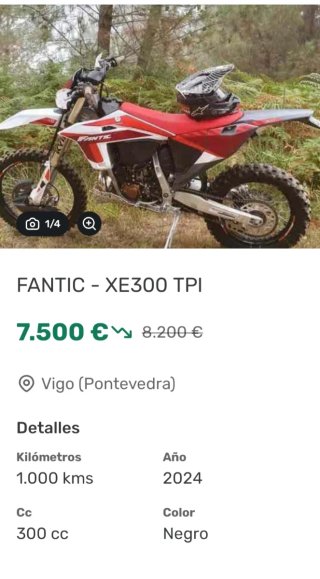 Fantic 300xe 2t Enduro/Motocross