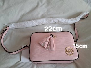 Bolso bandolera rosa